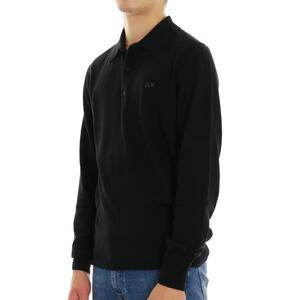 MAGLIA COLLETTO SUN68 NERO
